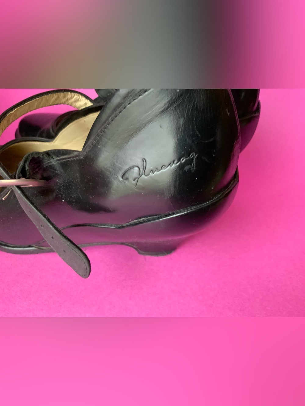 Vintage John Fluevog Black Mary Jane Heels - Picture 5 of 8
